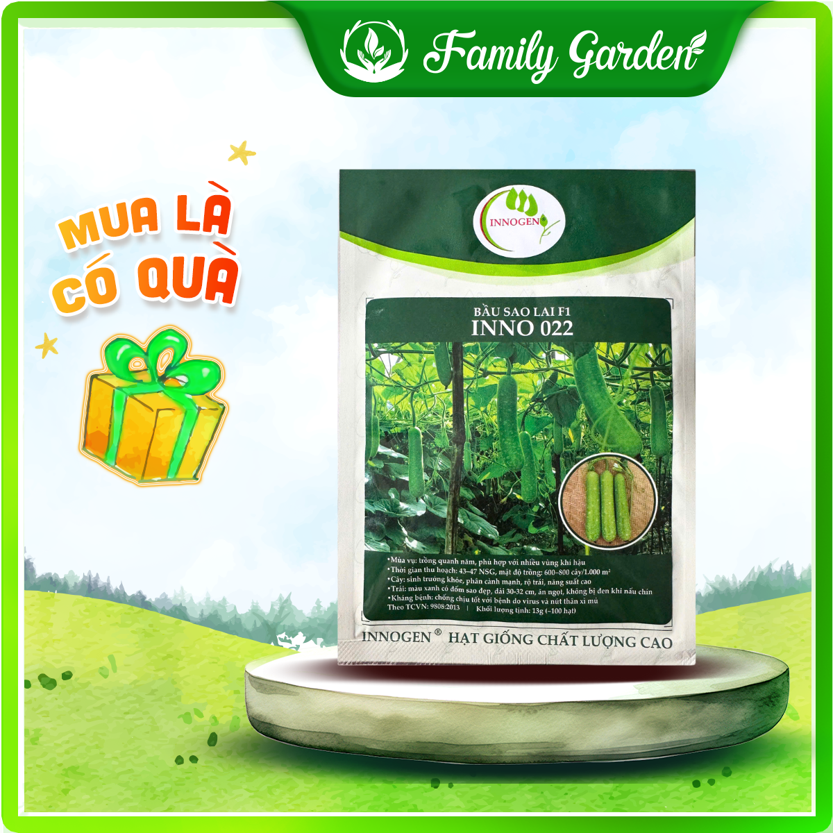 Hạt giống bầu sao lai F1 - Độc quyền Family Garden