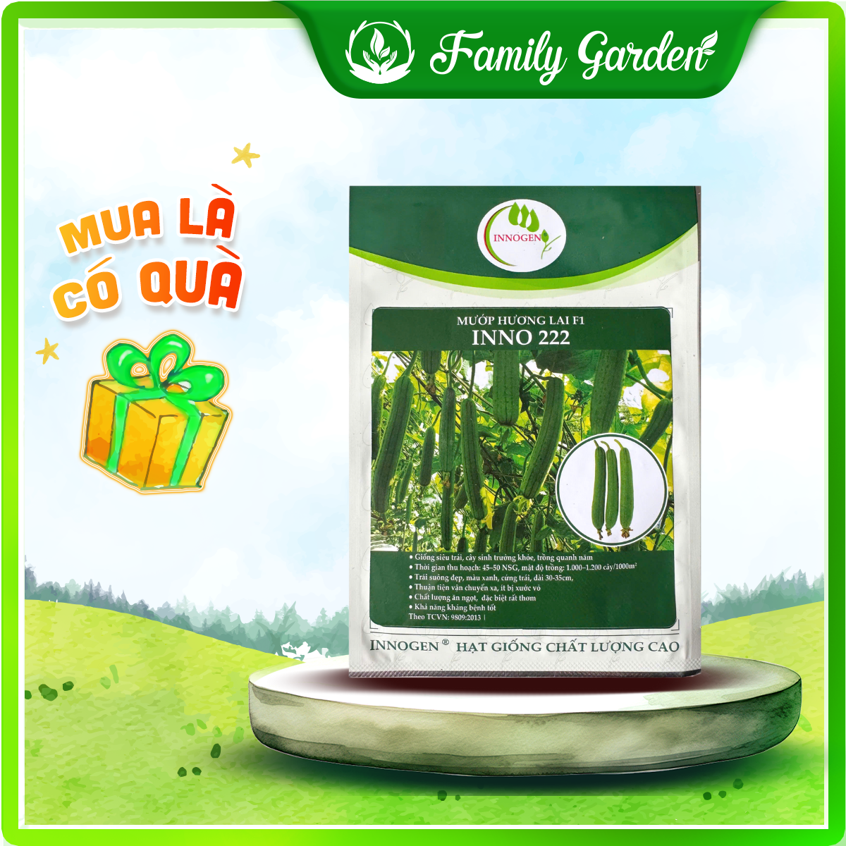 Hạt giống mướp hương lai F1 - Độc quyền Family Garden